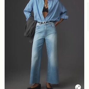 Anthropologie HEPBURN HIGH-RISE WIDE-LEG JEANS